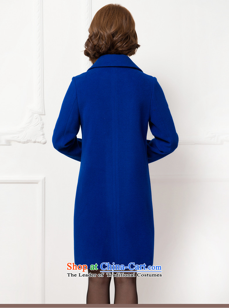 The progress of autumn and winter and Hangzhou New Korean cashmere overcoat, long suit a jacket female blue XXXL picture, prices, brand platters! The elections are supplied in the national character of distribution, so action, buy now enjoy more preferential! As soon as possible.
