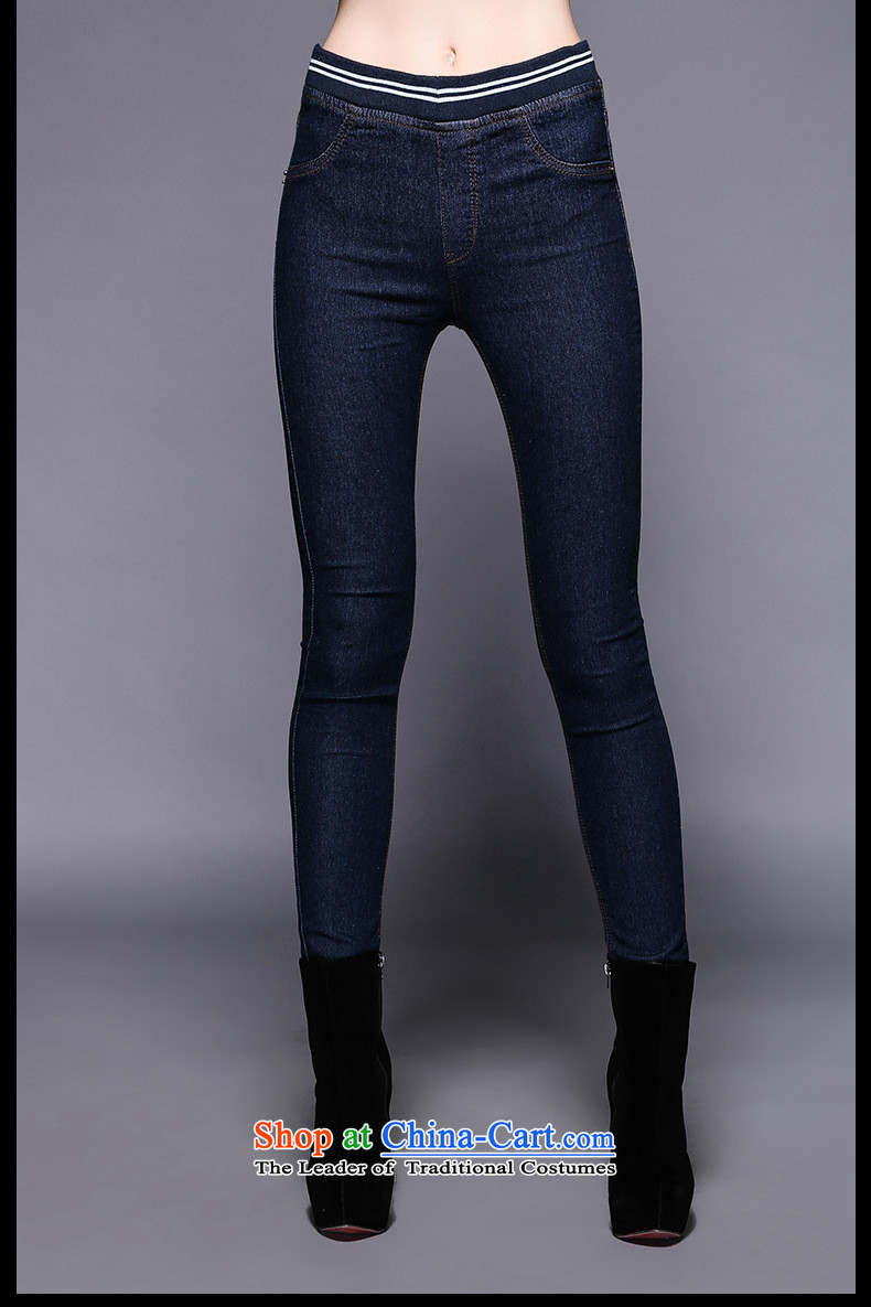 The Ni dream new) Autumn 2015, Europe and the large number of ladies thick simple mm female castor y3457 Sau San jeans dark blue XXXL picture, prices, brand platters! The elections are supplied in the national character of distribution, so action, buy now enjoy more preferential! As soon as possible.
