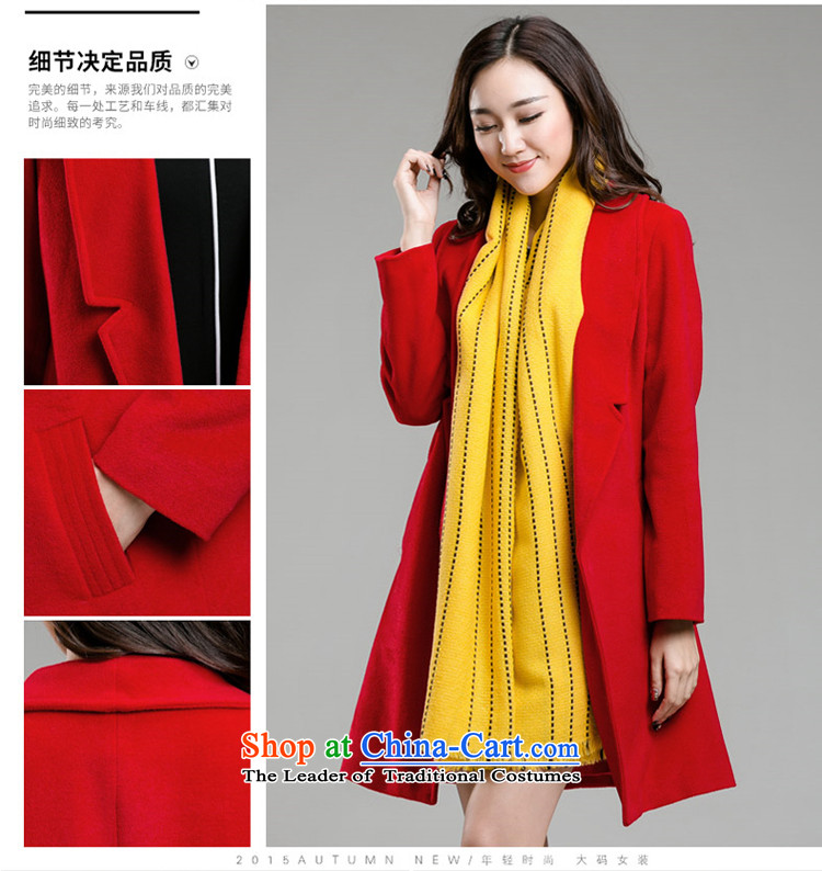 The interpolator auspicious 2015 Fall/Winter Collections Of new women's xl thick mm thin Advanced Hair? graphics coats that long cardigan jacket K5869 red 3XL picture, prices, brand platters! The elections are supplied in the national character of distribution, so action, buy now enjoy more preferential! As soon as possible.