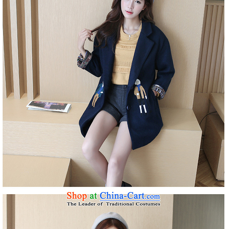 Diane Van Gogh gross? autumn and winter coats women 2015 women in the long pass embroidery?? jacket coat female Hair Girl Korean NZ006 GRAY XL Photo, prices, brand platters! The elections are supplied in the national character of distribution, so action, buy now enjoy more preferential! As soon as possible.