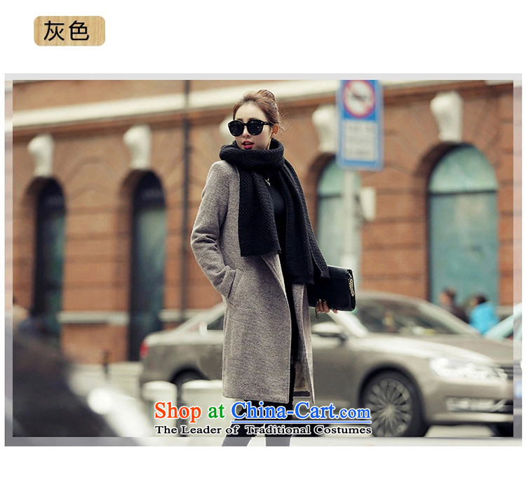 More Micro 2015 Winter HIV new Korean cashmere long pure colors in long-sleeved gross? The jacket coat it lint-free slimming female red plus lint-free pictures, prices, L brand platters! The elections are supplied in the national character of distribution, so action, buy now enjoy more preferential! As soon as possible.