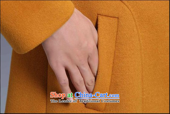 Alfa Romeo Lei Han version 2015 winter coats new cashmere overcoat and stylish in cultivating the girl long fox washable wool coat is gross 9015 Yellow L picture, prices, brand platters! The elections are supplied in the national character of distribution, so action, buy now enjoy more preferential! As soon as possible.