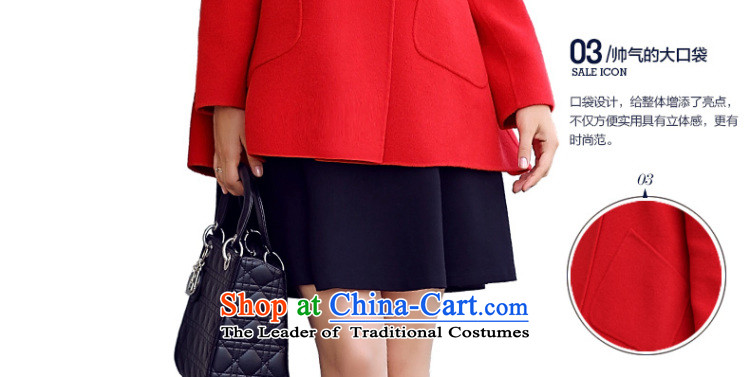 Estimated 2015 Autumn Load New Pei) sided flannel woolen coat loose cocoon-jacket short of what gross navy S picture, prices, brand platters! The elections are supplied in the national character of distribution, so action, buy now enjoy more preferential! As soon as possible.