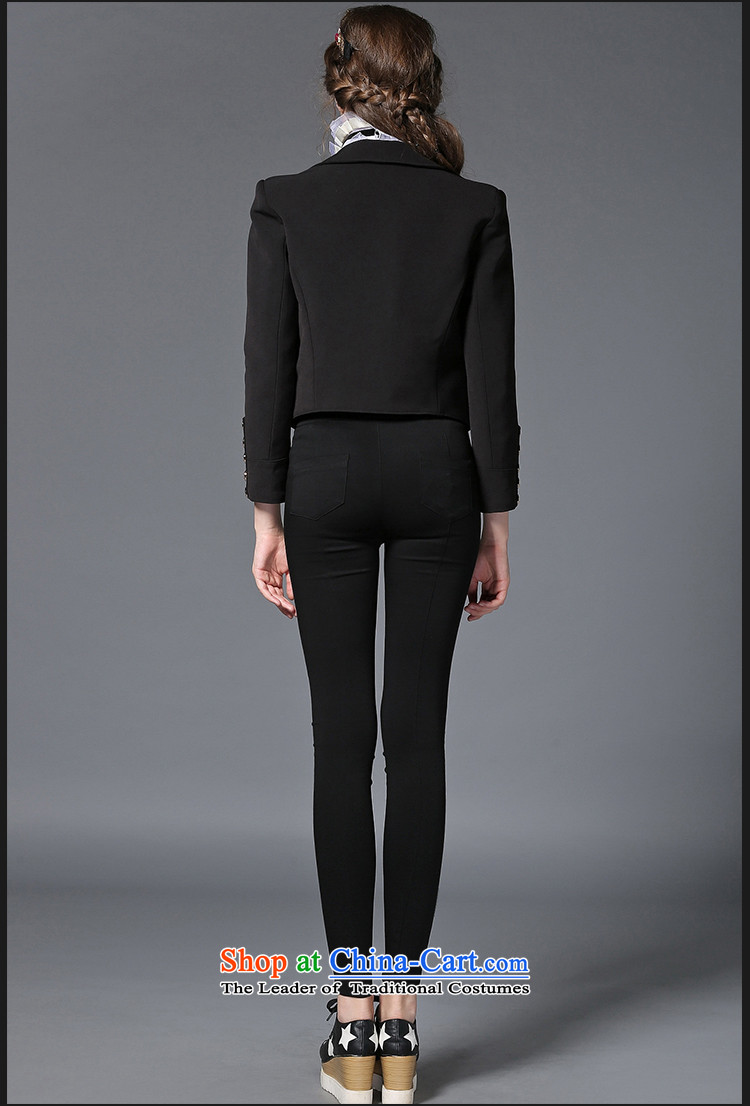 Elizabeth 2015 ultra high discipline code women wear trousers expertise with autumn to increase mm autumn and winter tight trousers Q024- castor 2XL Photo Black, prices, brand platters! The elections are supplied in the national character of distribution, so action, buy now enjoy more preferential! As soon as possible.