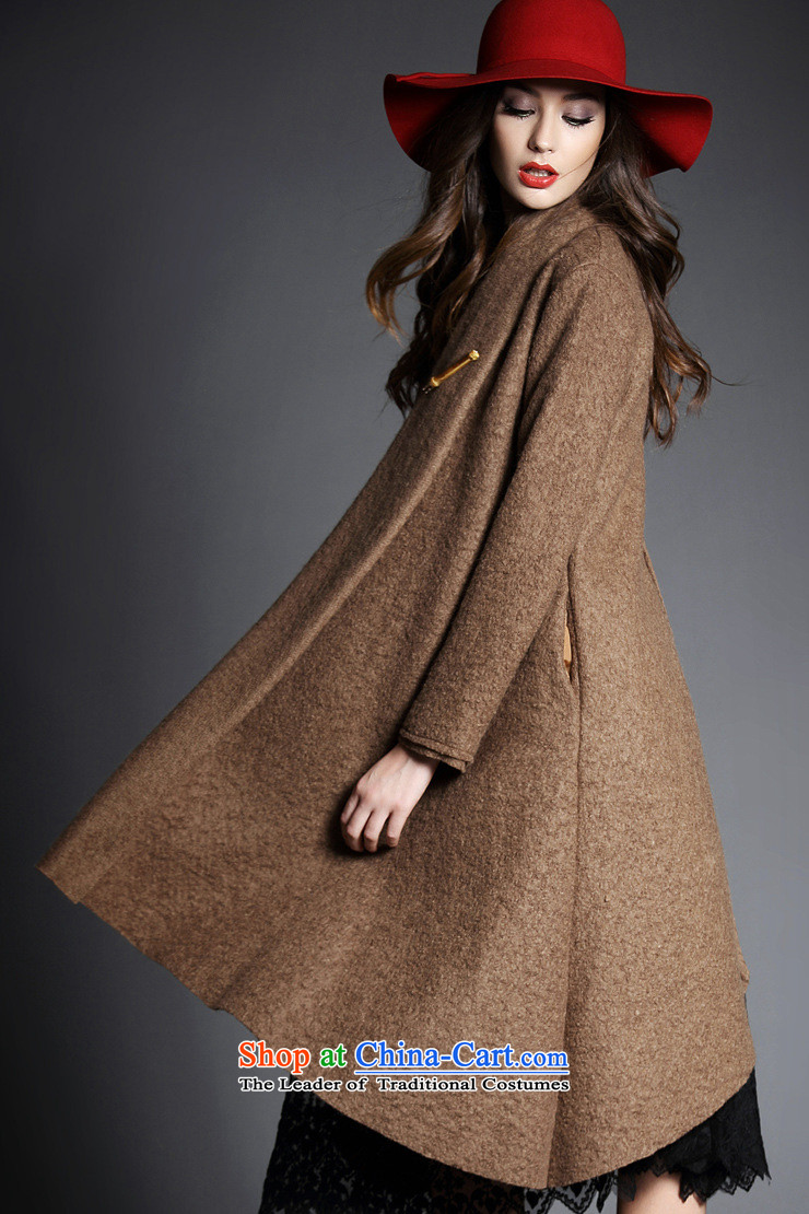  The new European winter ULICI site? coats female Western gross? a wool coat female jacket coat female pure color black are code picture, prices, brand platters! The elections are supplied in the national character of distribution, so action, buy now enjoy more preferential! As soon as possible.