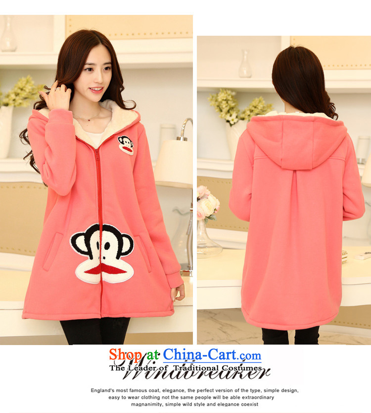 The autumn 2015 new Zz&ff larger female thick MM200 catty very casual fare cap jacket female WT8820 lint-free peach XXXL picture, prices, brand platters! The elections are supplied in the national character of distribution, so action, buy now enjoy more preferential! As soon as possible.