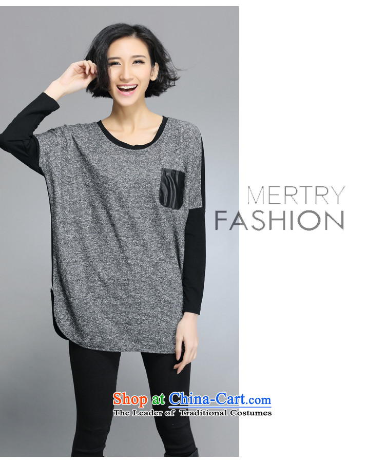 The autumn 2015 new Zz&ff won 200 catties thick mm trendy code women loose video thin long-sleeved T-shirt No. 6015 Black large number of pictures, prices, XXL brand platters! The elections are supplied in the national character of distribution, so action, buy now enjoy more preferential! As soon as possible.
