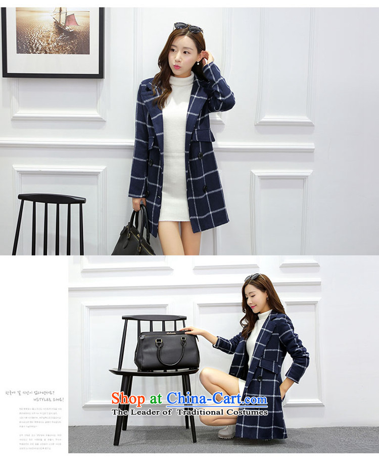 M new) Autumn North Korean minimalist gross? coats that long jacket compartments girls 