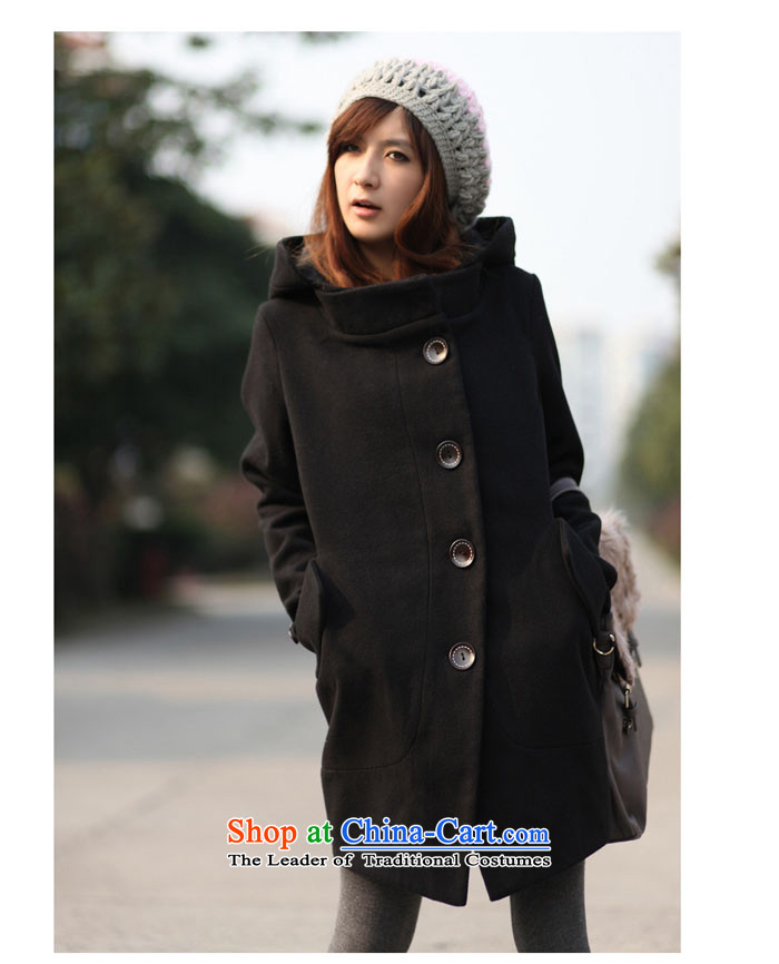 Light blue pace of autumn and winter 2015 new liberal large fresh small cap single row is long a wind jacket preppy gross? coats red XL Photo, prices, brand platters! The elections are supplied in the national character of distribution, so action, buy now enjoy more preferential! As soon as possible.