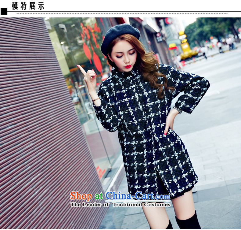 The Tong Mao so qi overcoat new women's 2015 autumn and winter a Korean version of the Sau San. long thin coat in the video frame long thick black plus cotton M 9608 picture, prices, brand platters! The elections are supplied in the national character of distribution, so action, buy now enjoy more preferential! As soon as possible.