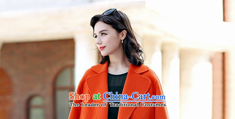 In the autumn of 2015, Pei new women's manual two-sided wool coat girl in long?) gross? M orange coat picture, prices, brand platters! The elections are supplied in the national character of distribution, so action, buy now enjoy more preferential! As soon as possible.