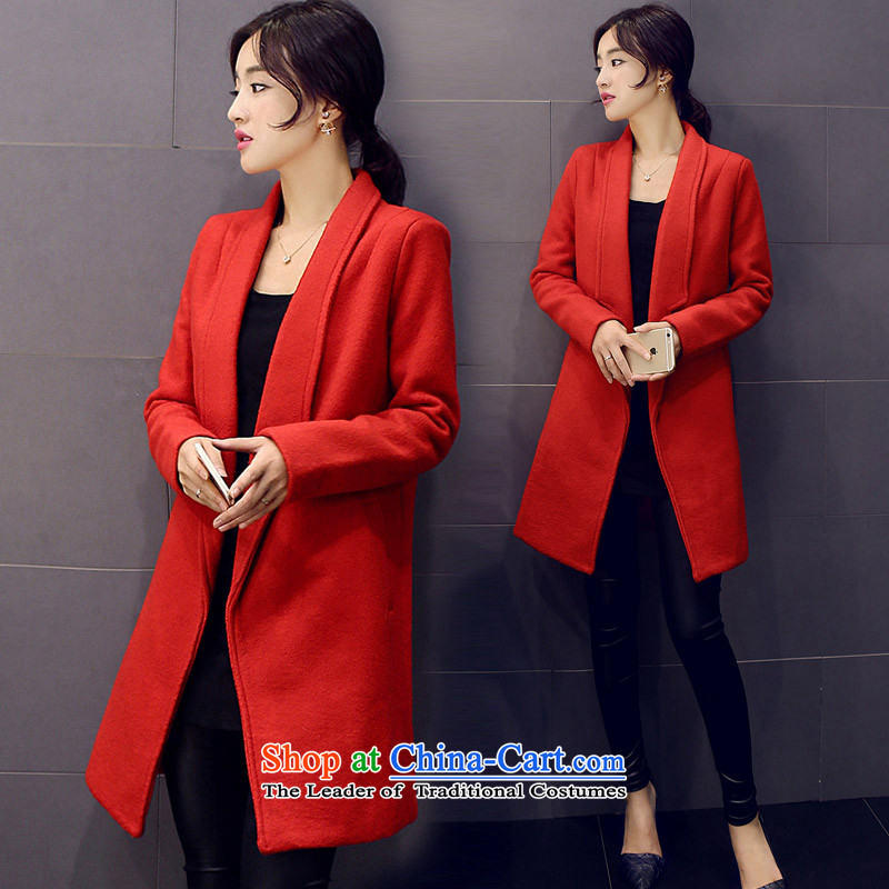 The Honorable Martin Lee Sang-ho yi 2015 Autumn new for women Korean Stylish coat Sau San video gross? thin in the medium to long term, a wool coat female jacket WT5505 GRAY M Ho Ming Yi Sang , , , shopping on the Internet