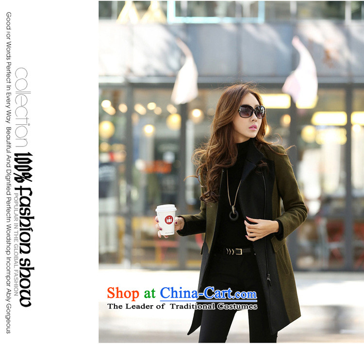 Dimple jelly 2015 autumn and winter new Korean Foutune of gross? Long butted thick coat female 503 Sau San picture color L photo, prices, brand platters! The elections are supplied in the national character of distribution, so action, buy now enjoy more preferential! As soon as possible.