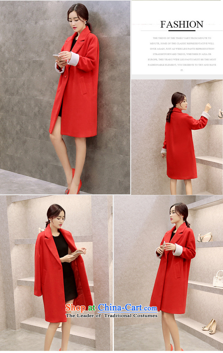 A Korean Mrs 2015 autumn and winter new Korean version of female jacket coat gross? red 206 S code picture, prices, brand platters! The elections are supplied in the national character of distribution, so action, buy now enjoy more preferential! As soon as possible.