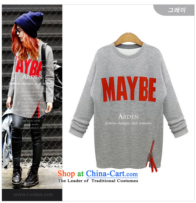 2015 Autumn and Winter load new Korean Version to increase women's code thick MM loose, Hin thin, thick 200 catties in thick long thick sister sweater jacket black XXXXL picture, prices, brand platters! The elections are supplied in the national character of distribution, so action, buy now enjoy more preferential! As soon as possible.