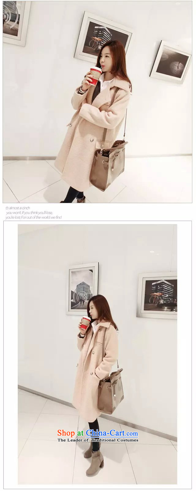 Cherrymix autumn and winter new Korean version of long wool coat female lady? graphics thin OL double-jacket qq8646 gross? picture color M brand, prices, picture platters! The elections are supplied in the national character of distribution, so action, buy now enjoy more preferential! As soon as possible.