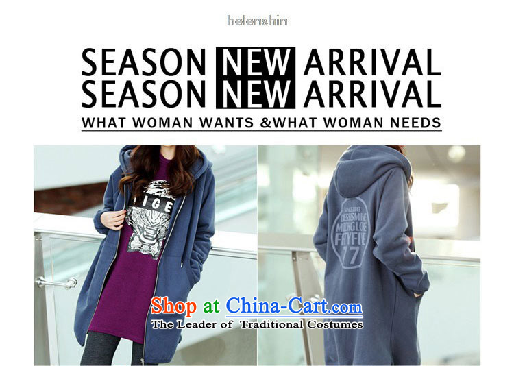 Elisabeth wa concluded card thick large sister sweater cardigan medium to long term for women large jacket for larger female 200 catties to intensify the Korean version of the new large nau thick piece blue large L picture, prices, brand platters! The elections are supplied in the national character of distribution, so action, buy now enjoy more preferential! As soon as possible.