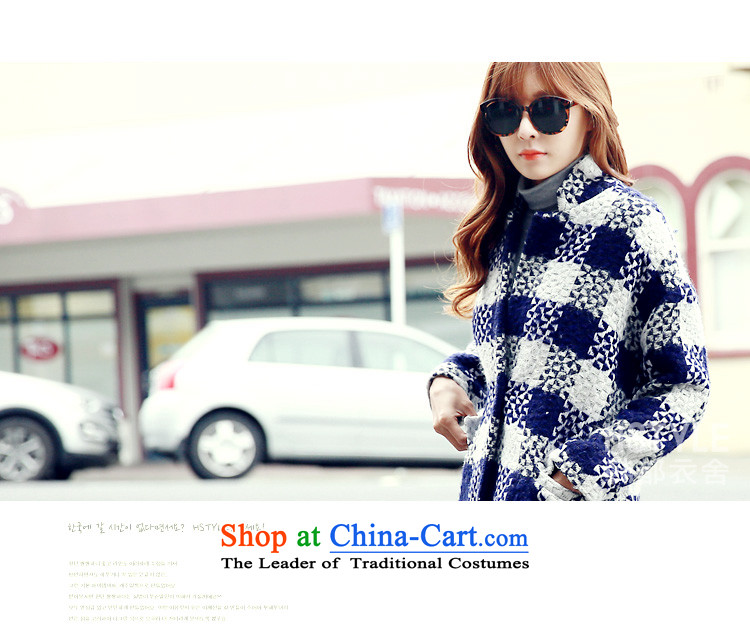 Korea has the Korean version of the Dag Hammarskjöld yi 2015 Autumn replacing new products in the Women's Long Sleeve MQ4426 latticed gross?2 blue and white, S pictures, prices, brand platters! The elections are supplied in the national character of distribution, so action, buy now enjoy more preferential! As soon as possible.