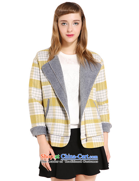 Chaplain who winter clothing new women's stylish plaid in a long yellow jacket coat 160/84A/M. picture, prices, brand platters! The elections are supplied in the national character of distribution, so action, buy now enjoy more preferential! As soon as possible.