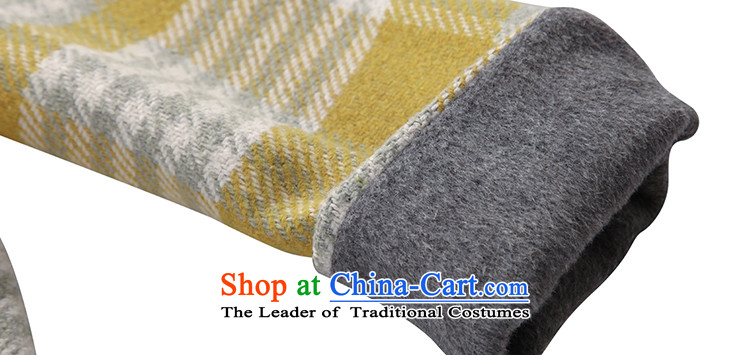 Chaplain who winter clothing new women's stylish plaid in a long yellow jacket coat 160/84A/M. picture, prices, brand platters! The elections are supplied in the national character of distribution, so action, buy now enjoy more preferential! As soon as possible.