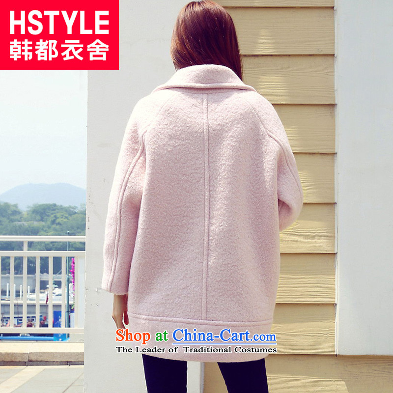 Korea has the Korean version of the Dag Hammarskjöld yi 2015 winter clothing new products in the Women's Long Sleeve NJ4291 gross?2 pink building, Korea has Yi shopping on the Internet has been pressed.