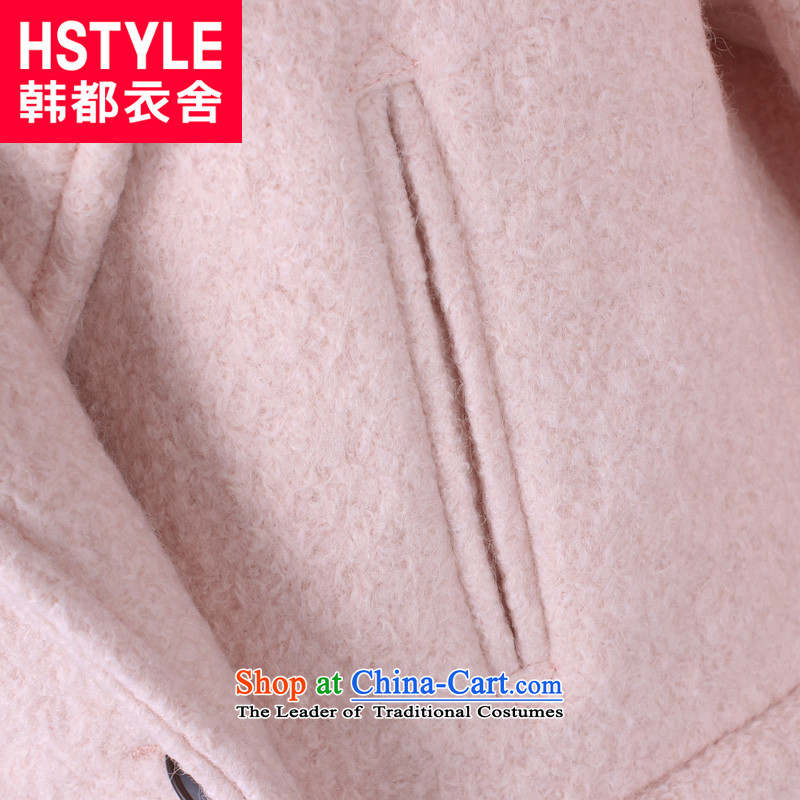 Korea has the Korean version of the Dag Hammarskjöld yi 2015 winter clothing new products in the Women's Long Sleeve NJ4291 gross?2 pink building, Korea has Yi shopping on the Internet has been pressed.