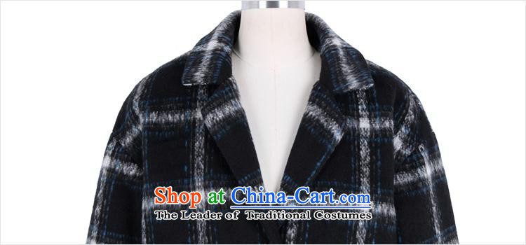 Korea has the Korean version of the Dag Hammarskjöld yi 2015 Autumn replacing new women's blue patterned relaxd stylish youth gross NW4911 jacket? Blue restaurant L picture, prices, brand platters! The elections are supplied in the national character of distribution, so action, buy now enjoy more preferential! As soon as possible.