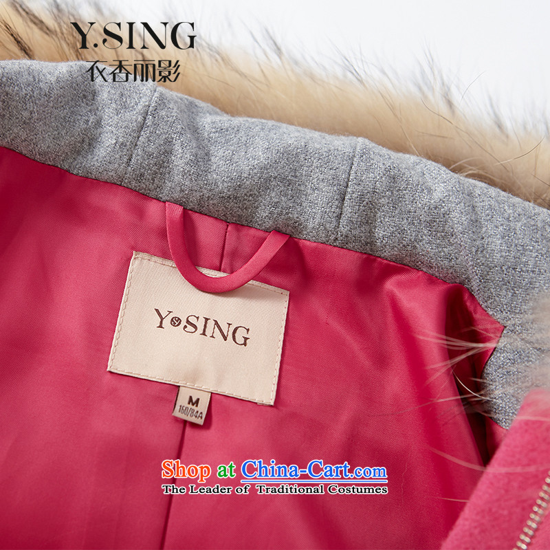 Hong Lai Ying 2015 winter clothing new temperament with cap for the medium to longer term Gross Gross 951118211 girl in the jacket is Red (14 L shoulder is too small which Hong Lai Ying , , , shopping on the Internet