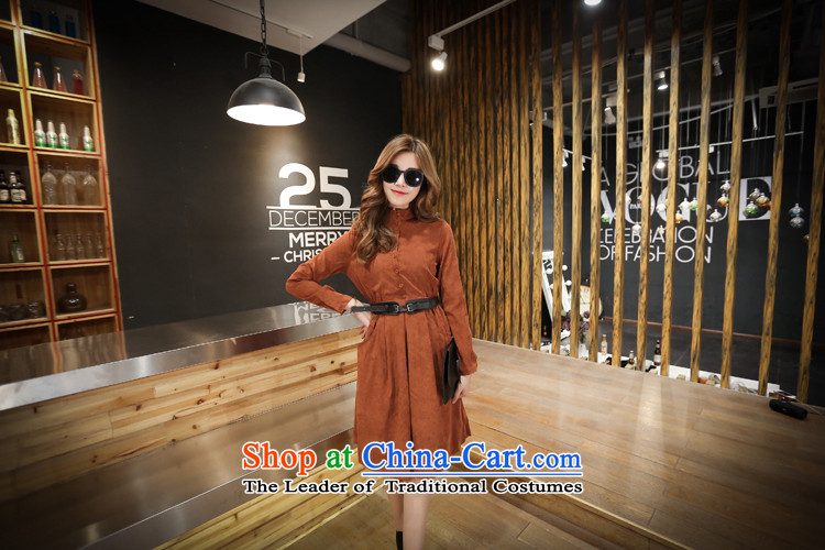 The first declared as thick MM to increase women's code load spring and autumn 2015 new dresses western style skirts Rust Red 6012 long-sleeved 5XL 180-195 around 922.747 picture, prices, brand platters! The elections are supplied in the national character of distribution, so action, buy now enjoy more preferential! As soon as possible.