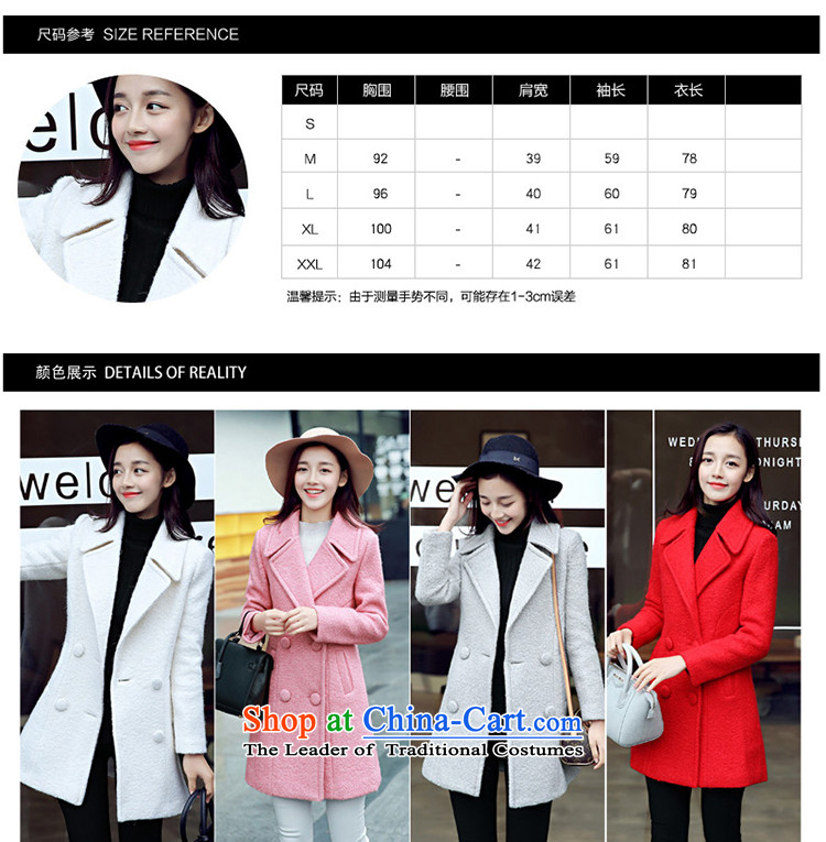 Products not women 2015 autumn and winter new Korean female decorated gross? coat in the body of a wool coat wool coat light gray hair? M picture, prices, brand platters! The elections are supplied in the national character of distribution, so action, buy now enjoy more preferential! As soon as possible.