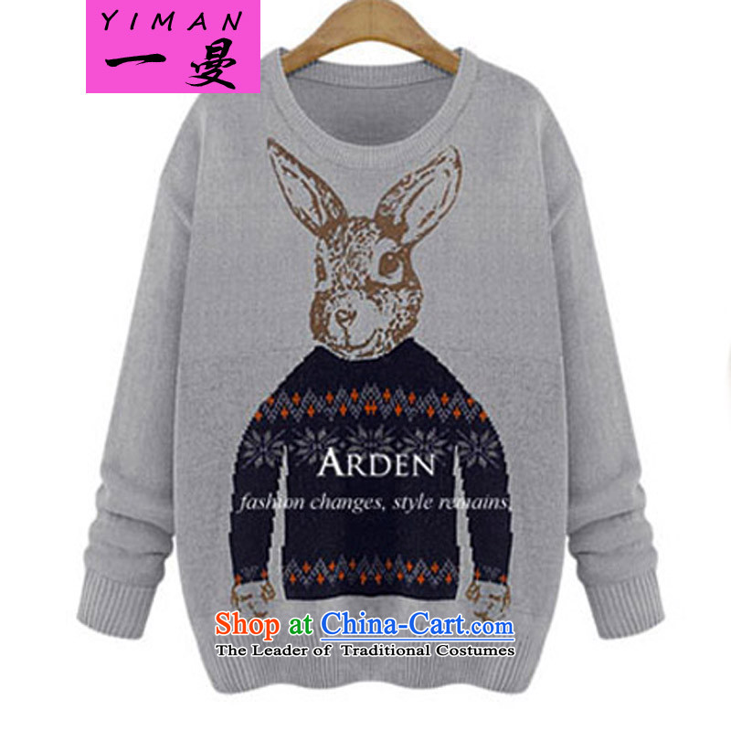 A large Cayman female Autumn and Winter Sweater thick girls' replacing graphics thin, stamp knitwear 200 catties thick sister leisure wild T-shirt, forming the Netherlands 202 apricot 3XL/ recommendations 140-160 characters, a Cayman , , , shopping on the Internet