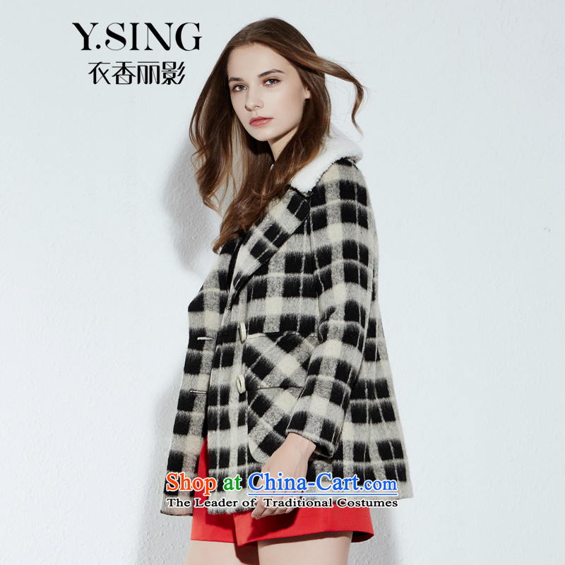 [i] to buy three from Hong Lai Ying 2015 winter clothing new Korean citizenry elegant grid is a double-black jacket? gross 91 S, Hong Lai Ying , , , shopping on the Internet