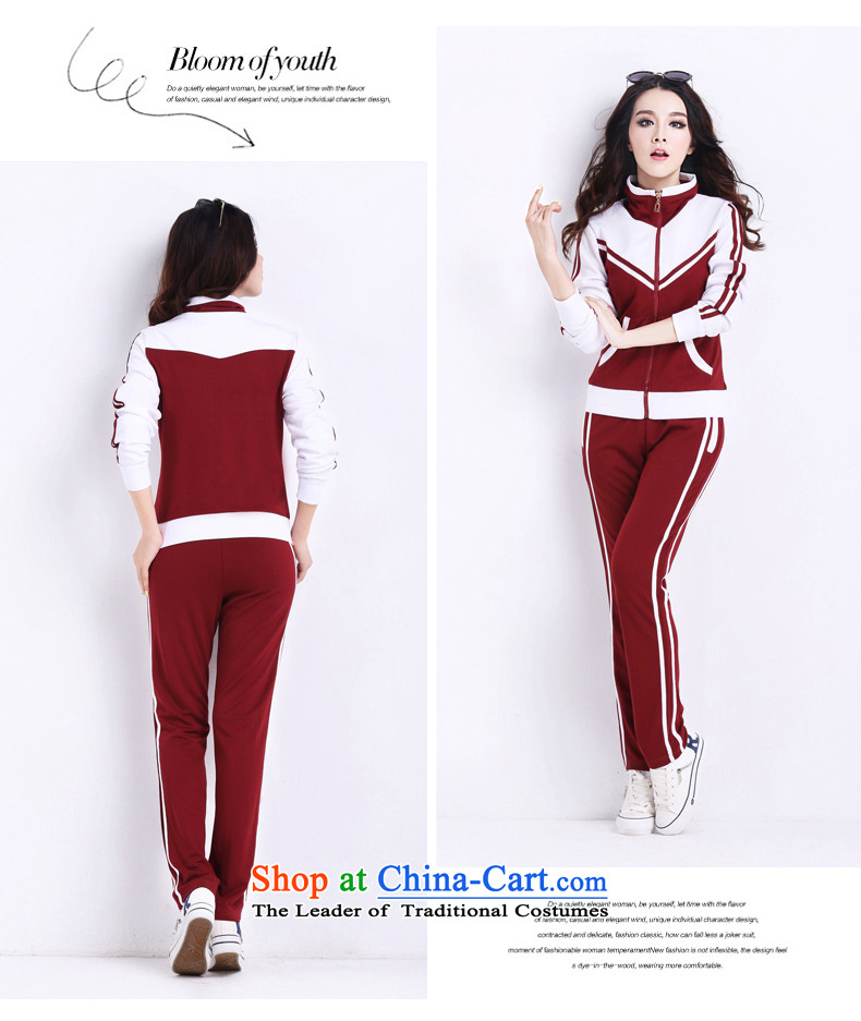 Yet the autumn 2015 costumes biao new larger female thick mm200 catty second piece of recreation, sport, two-color stitching kit free shipping BS5156 BOURDEAUX XL   chest 102 recommended 110-140 catty picture, prices, brand platters! The elections are supplied in the national character of distribution, so action, buy now enjoy more preferential! As soon as possible.