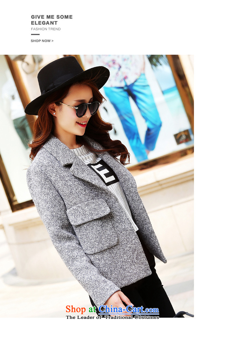 The Paradise 2015 winter new Korean long-sleeved jacket for the winter loose hair? Jacket Gray L picture, prices, brand platters! The elections are supplied in the national character of distribution, so action, buy now enjoy more preferential! As soon as possible.
