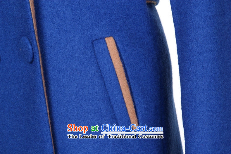 Xin Qian 2015 autumn and winter female new coats)? female double-color spell long suit for Sau San? What Gross Gross coats female jacket W9888 GREEN M picture, prices, brand platters! The elections are supplied in the national character of distribution, so action, buy now enjoy more preferential! As soon as possible.