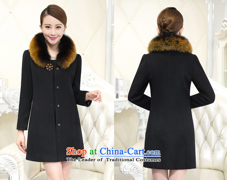 The aloe vera 2015 new autumn and winter large middle-aged women cashmere overcoat girl in gross? Long Fox for Sau San Mao Mao jacket girl mothers load? 725 Black XXXXL picture, prices, brand platters! The elections are supplied in the national character of distribution, so action, buy now enjoy more preferential! As soon as possible.