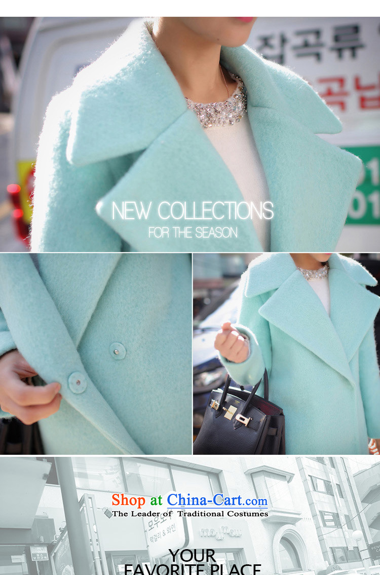 Silver Golebiowski gross? of autumn and winter coats women 2015 new Korean version of long jacket, dark thin snap Sau San video? coats female changing Law 4380 mint green M picture, prices, brand platters! The elections are supplied in the national character of distribution, so action, buy now enjoy more preferential! As soon as possible.