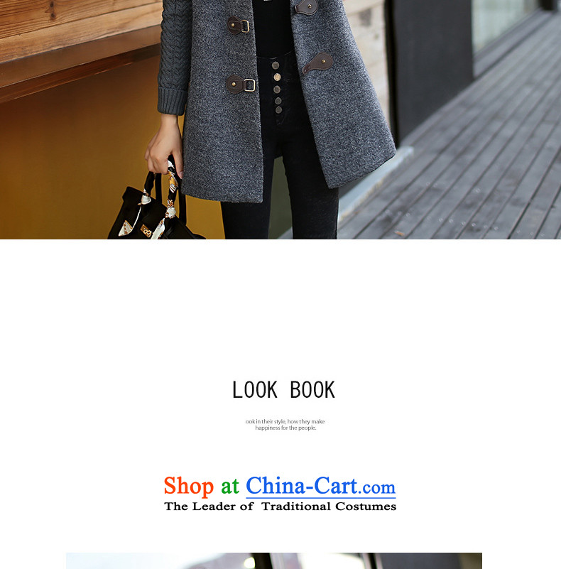 Nadia Chan Yuen 2015 winter clothing new Korean Color Plane Collision Wild Hair??? jacket coat gross coats female 7102 green L picture, prices, brand platters! The elections are supplied in the national character of distribution, so action, buy now enjoy more preferential! As soon as possible.