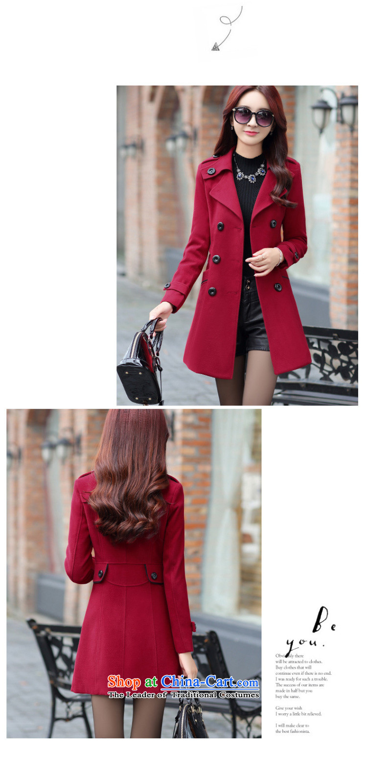 Nadia Chan Yuen 2015 winter clothing new Korean Sau San Mao? coats that long jacket, Women 5896 coat? chestnut horses L picture, prices, brand platters! The elections are supplied in the national character of distribution, so action, buy now enjoy more preferential! As soon as possible.