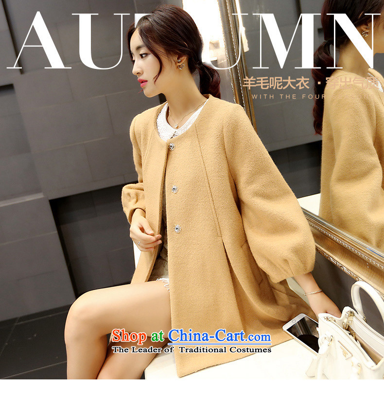 Mr Sin-yee autumn 2015 the new Korean version in the mantle of Sau San long graphics thin wool a wool coat cs1367 female and color pictures, prices, XL brand platters! The elections are supplied in the national character of distribution, so action, buy now enjoy more preferential! As soon as possible.