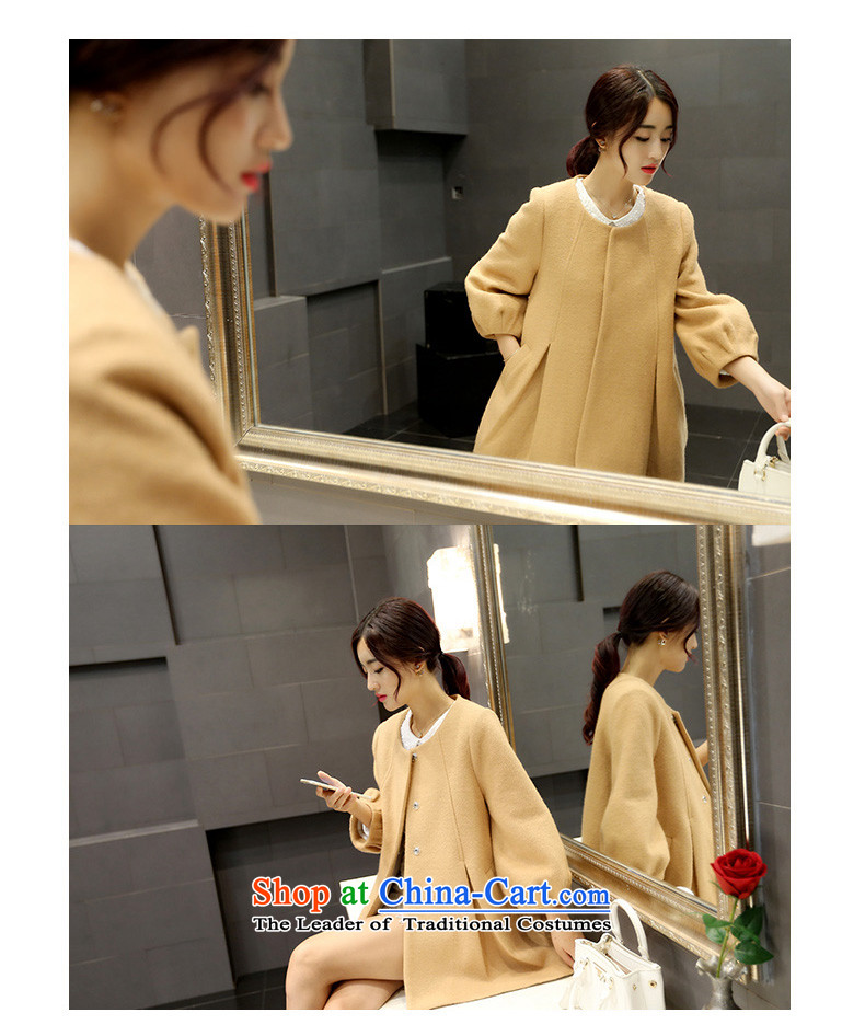 Mr Sin-yee autumn 2015 the new Korean version in the mantle of Sau San long graphics thin wool a wool coat cs1367 female and color pictures, prices, XL brand platters! The elections are supplied in the national character of distribution, so action, buy now enjoy more preferential! As soon as possible.