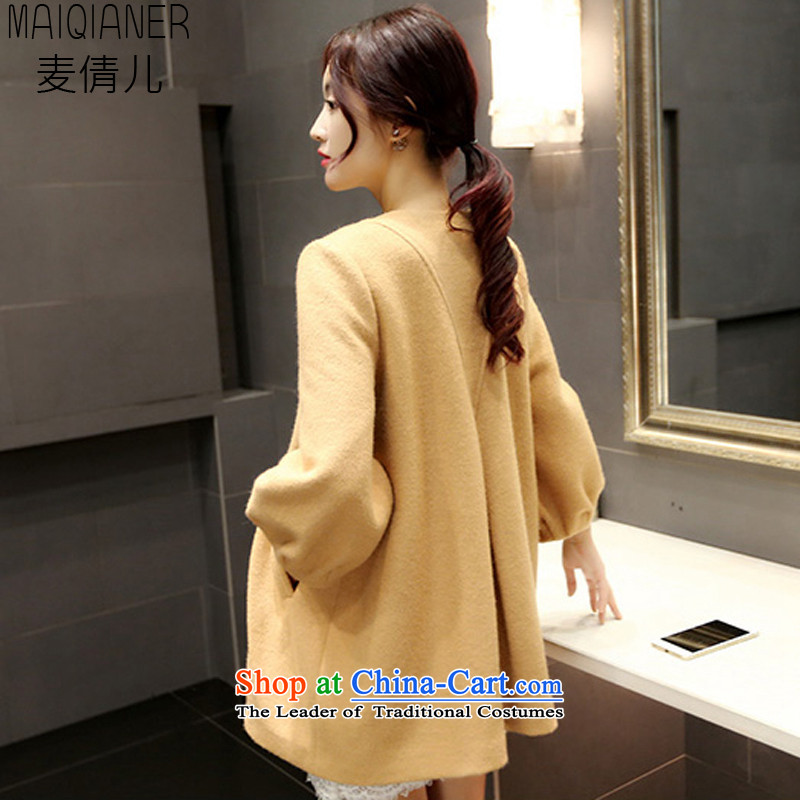 Mr Sin-yee autumn 2015 the new Korean version in the mantle of Sau San long graphics thin wool a wool coat cs1367 female and color XL, Dr Mak Sin-yee maiqianer) , , , shopping on the Internet