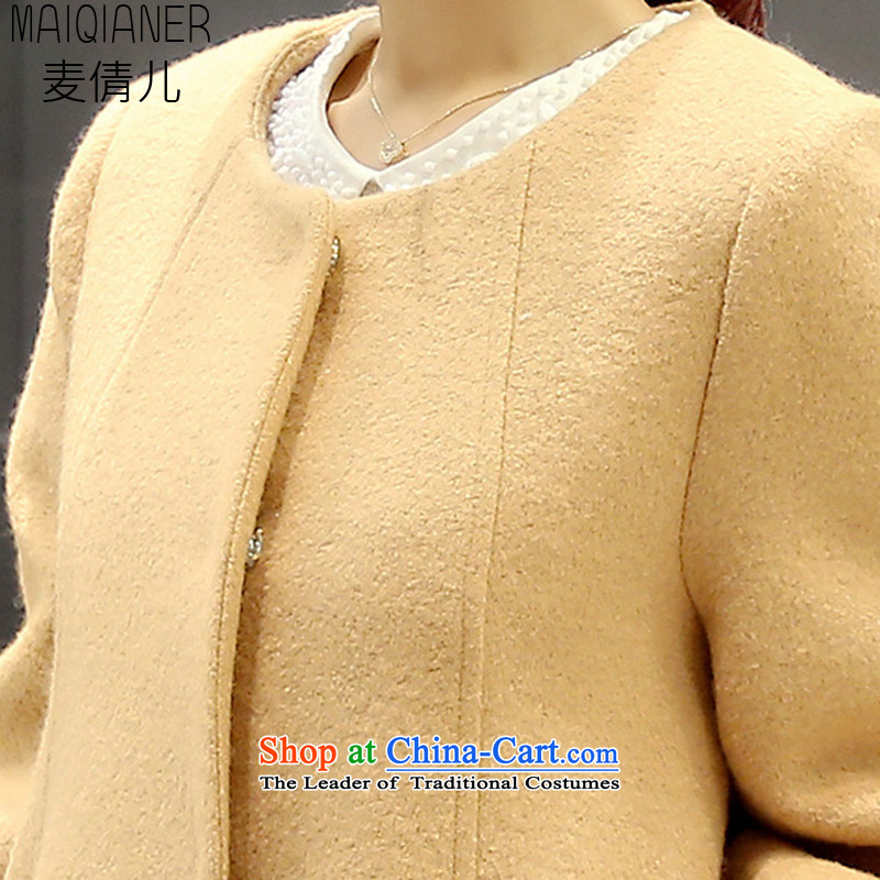 Mr Sin-yee autumn 2015 the new Korean version in the mantle of Sau San long graphics thin wool a wool coat cs1367 female and color XL, Dr Mak Sin-yee maiqianer) , , , shopping on the Internet