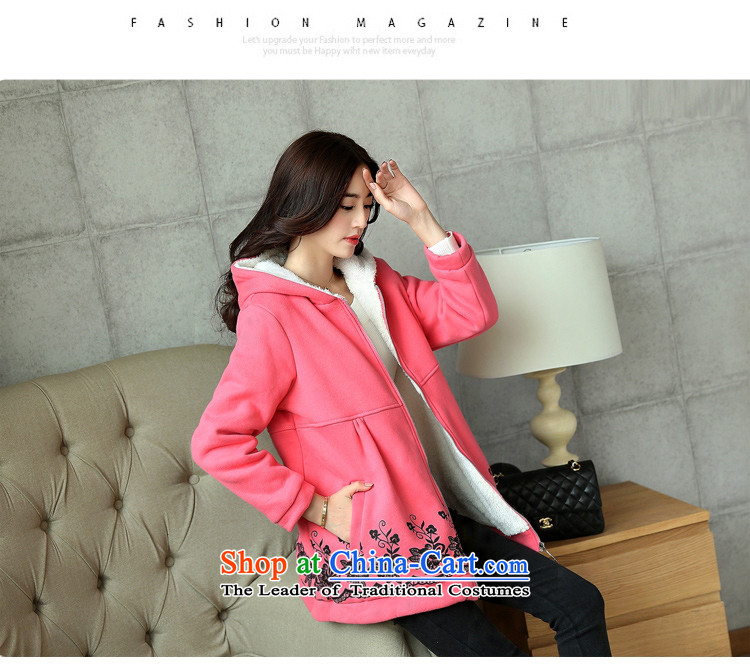 The autumn 2015 new Zz&ff larger female thick MM200 catty the loose coat female WT8816 lint-free pink XXXL( recommendations 165-200 catty) Picture, prices, brand platters! The elections are supplied in the national character of distribution, so action, buy now enjoy more preferential! As soon as possible.