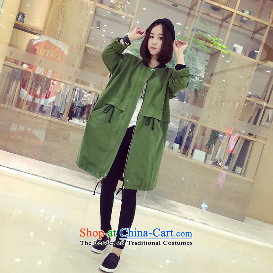 Motome Workshop 2015 autumn to load new women xl 200 catties thick MM thick sister loose video jacket in thin Long Hoodie 9177 Army Green 5XL 180-215 recommended weight catty picture, prices, brand platters! The elections are supplied in the national character of distribution, so action, buy now enjoy more preferential! As soon as possible.