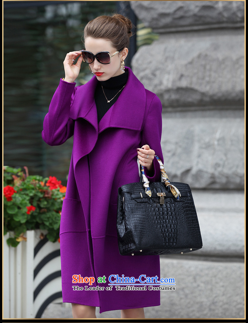 El-chul (yizensn poem) won version 2015 autumn and winter coats New Sau San? long jacket coat gross y70015 female violet? L picture, prices, brand platters! The elections are supplied in the national character of distribution, so action, buy now enjoy more preferential! As soon as possible.