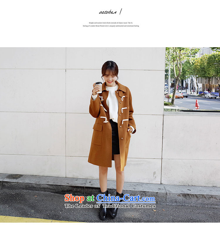 Jane can also new 2015 autumn and winter horns detained the cotton-thick hair? female Korean version of coats long jacket, brown M pictures, W84 price, brand platters! The elections are supplied in the national character of distribution, so action, buy now enjoy more preferential! As soon as possible.