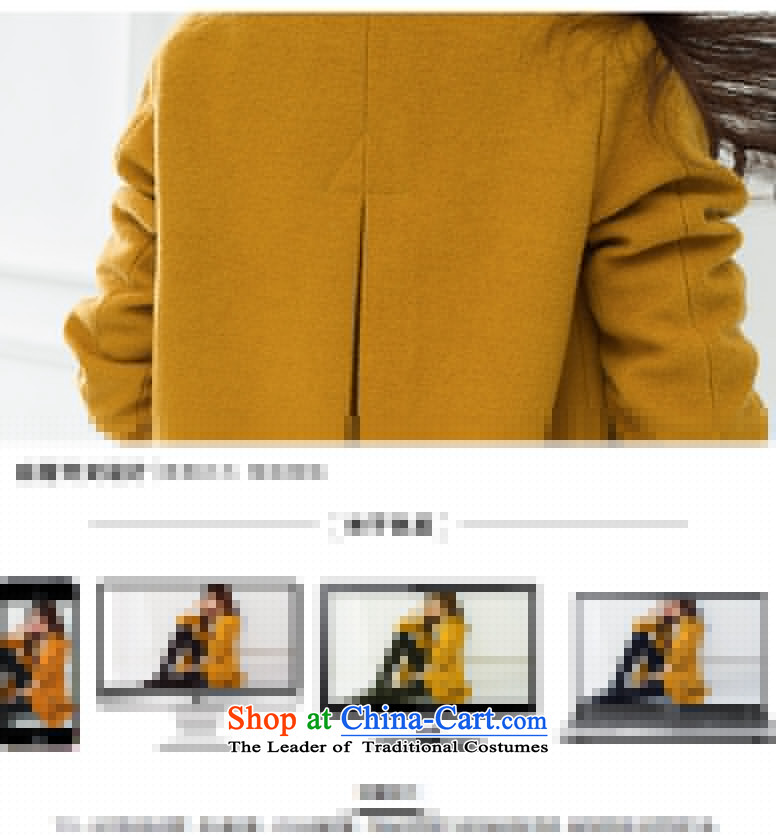 El-chul (yizensn poem) won by 2015 winter new version? long coats that female hair? coats of Sau San female y70016 turmeric yellow  L picture, prices, brand platters! The elections are supplied in the national character of distribution, so action, buy now enjoy more preferential! As soon as possible.
