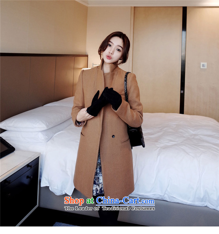 Jane can also new 2015 autumn and winter coats of Sau San wool? female Korean version of long jacket and dark K21 50-6O S picture color, prices, brand platters! The elections are supplied in the national character of distribution, so action, buy now enjoy more preferential! As soon as possible.