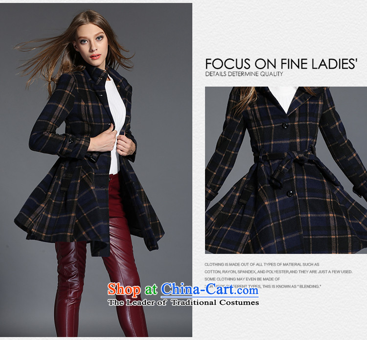 Xuan, Mrs Ure 2015 autumn and winter Western New Plaid wool coat girl who decorated but in long tartan jacket picture color L photo, prices, brand platters! The elections are supplied in the national character of distribution, so action, buy now enjoy more preferential! As soon as possible.